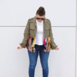 Faux Fur Trim Jacket & Madewell Danny Denim