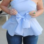 Spring Fashion: Peplum Top and Madewell Denim