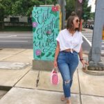 Summer Fashion: White Top and BF Slim Jeans @julia.marie.b