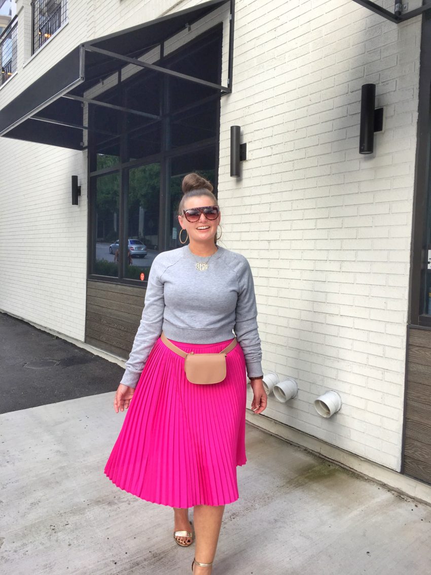 Fall Fashion: Pleated Midi Skirt