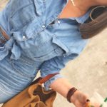 HOW TO MAXIMIZE YOUR WARDROBE: DENIM BUTTON DOWN SHIRT @julia.marie.b