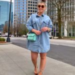 5 WAYS TO STYLE A DENIM DRESS @julia.marie.b