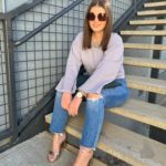 SPRING OUTFIT: MADEWELL DENIM AND SWEATSHIRT @julia.marie.b