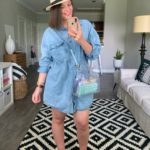 8 WAYS TO WEAR A DENIM DRESS FOR SUMMER. SEE ALL 8 HERE: http://www.juliamarieb.com/2019/06/02/8-ways-to-wear-a-denim-dress:-the-rule-of-5/ @julia.marie.b