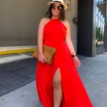 SUMMER OUTFIT: HOW TO STYLE A RED MAXI DRESS. DETAILS HERE: http://www.juliamarieb.com/2019/07/02/summer-outfit:-how-to-style-a-maxi-dress/ @julia.marie.b