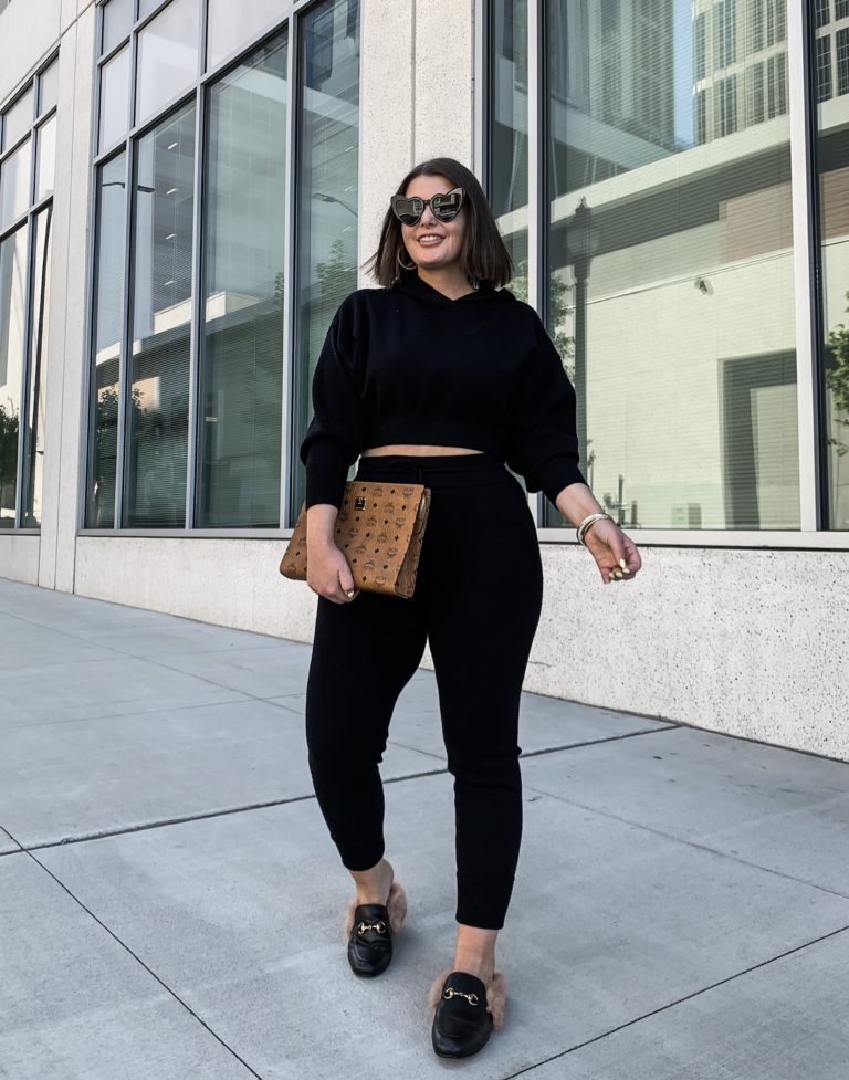 zara knit jogger
