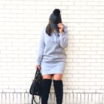 5 WAYS TO WEAR A SWEATSHIRT DRESS FOR FALL | SEE ALL 5 LOOKS HERE: http://www.juliamarieb.com/2019/09/19/5-ways-to-wear-a-sweatshirt-dress-for-fall-|-the-rule-of-5/ @julia.marie.b