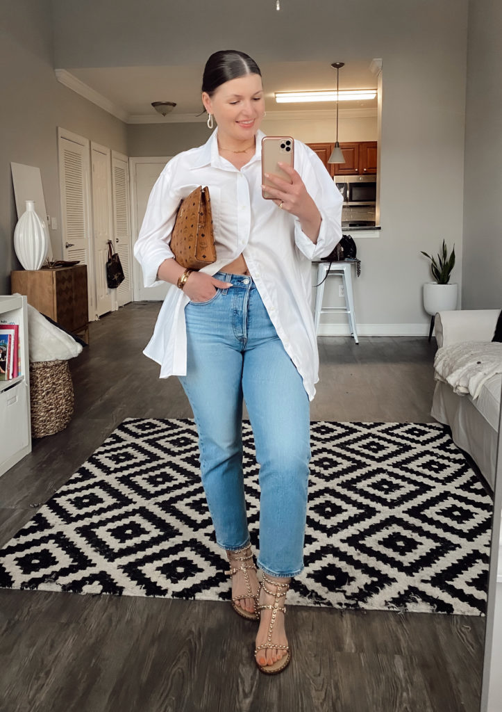 5 WAYS TO WEAR LEVI'S WEDGIE JEANS | THE RULE OF 5