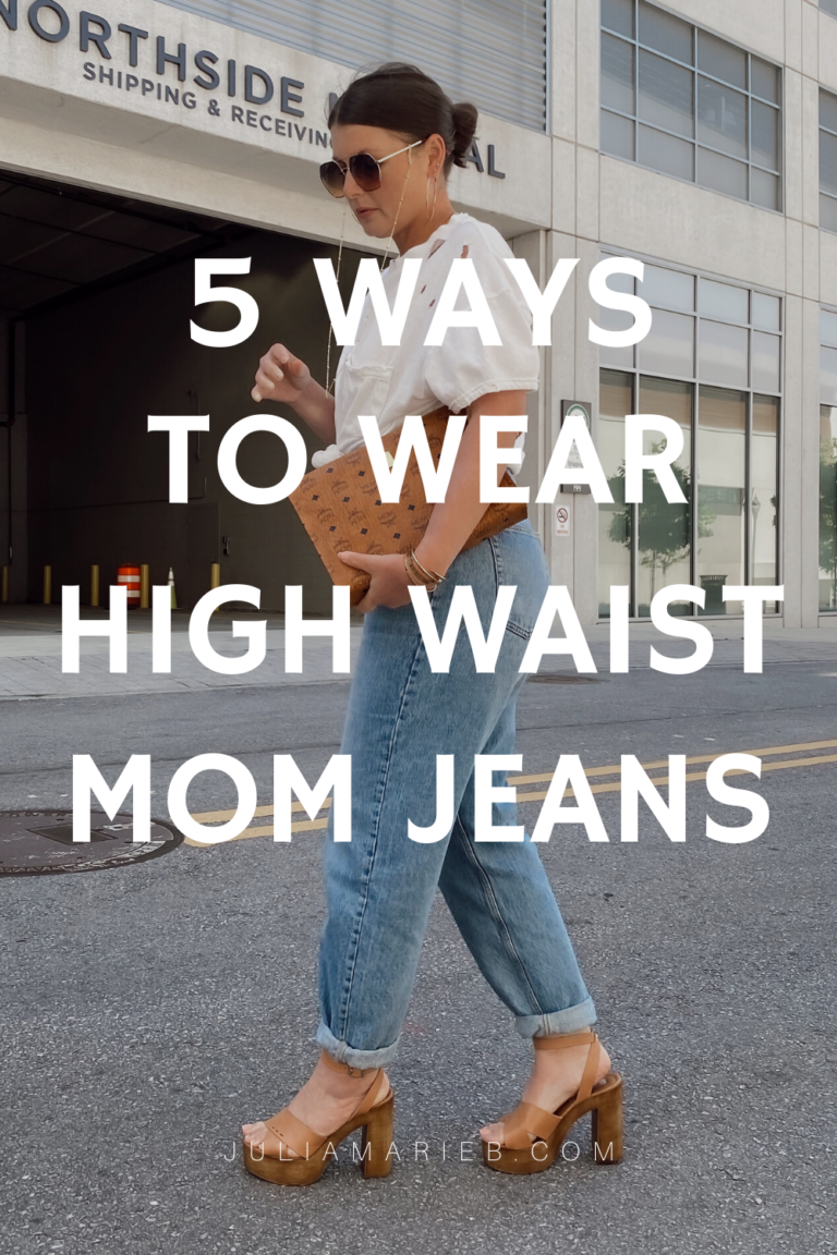 5 WAYS TO WEAR SLOUCHY JEANS | THE RULE OF 5