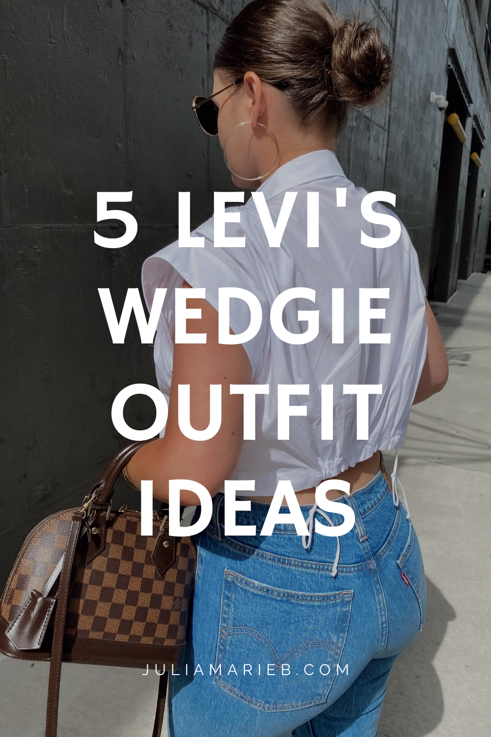 5 WAYS TO WEAR LEVI’S WEDGIE JEANS FOR SUMMER | THE RULE OF 5