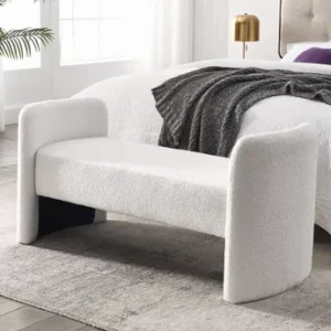Velvet Upholstered Bench from LETESA