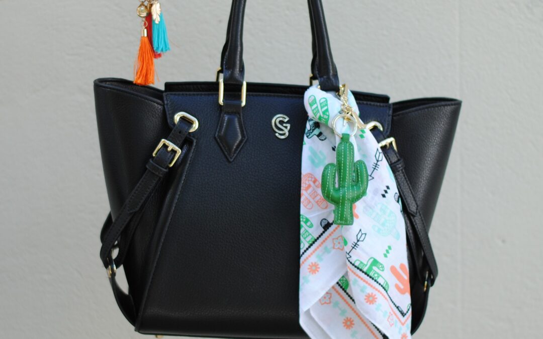 How to Brighten Up a Black Handbag for Summer
