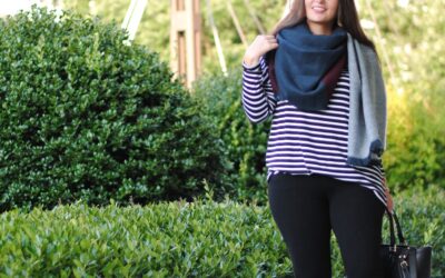 Mud Pie Striped Piko