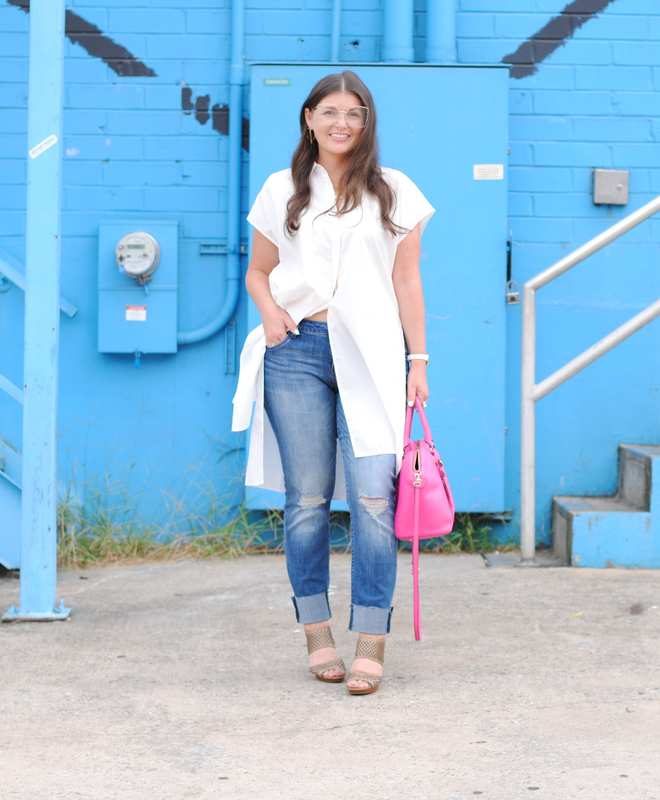 Uniform: White Top and Denim