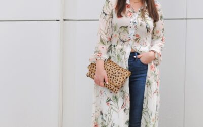 How to Wear a Dress Over Denim