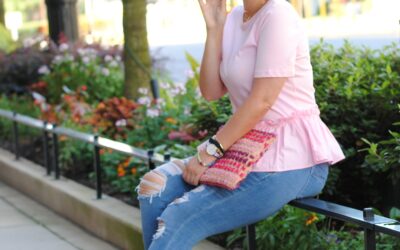 Pretty in Pink Peplum