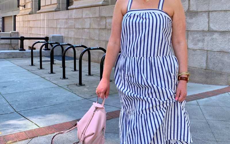 SUMMER OUTFIT: HOW TO MAKE A TIERED DRESS STREET STYLE