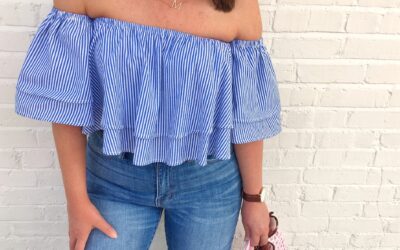 Summer Fashion: OTS Ruffle Top and Denim
